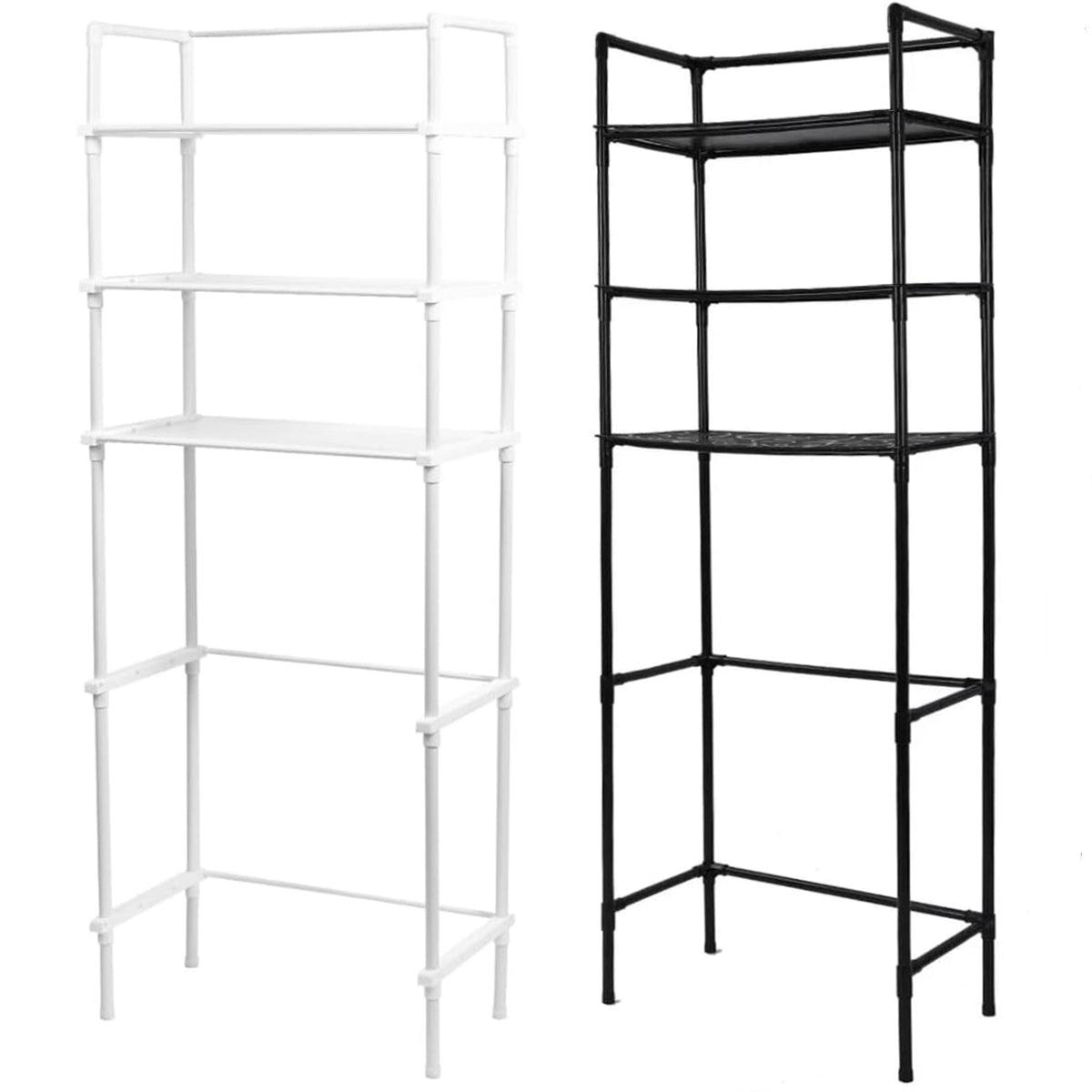Premium Over Toilet Bathroom Storage Rack – Black
