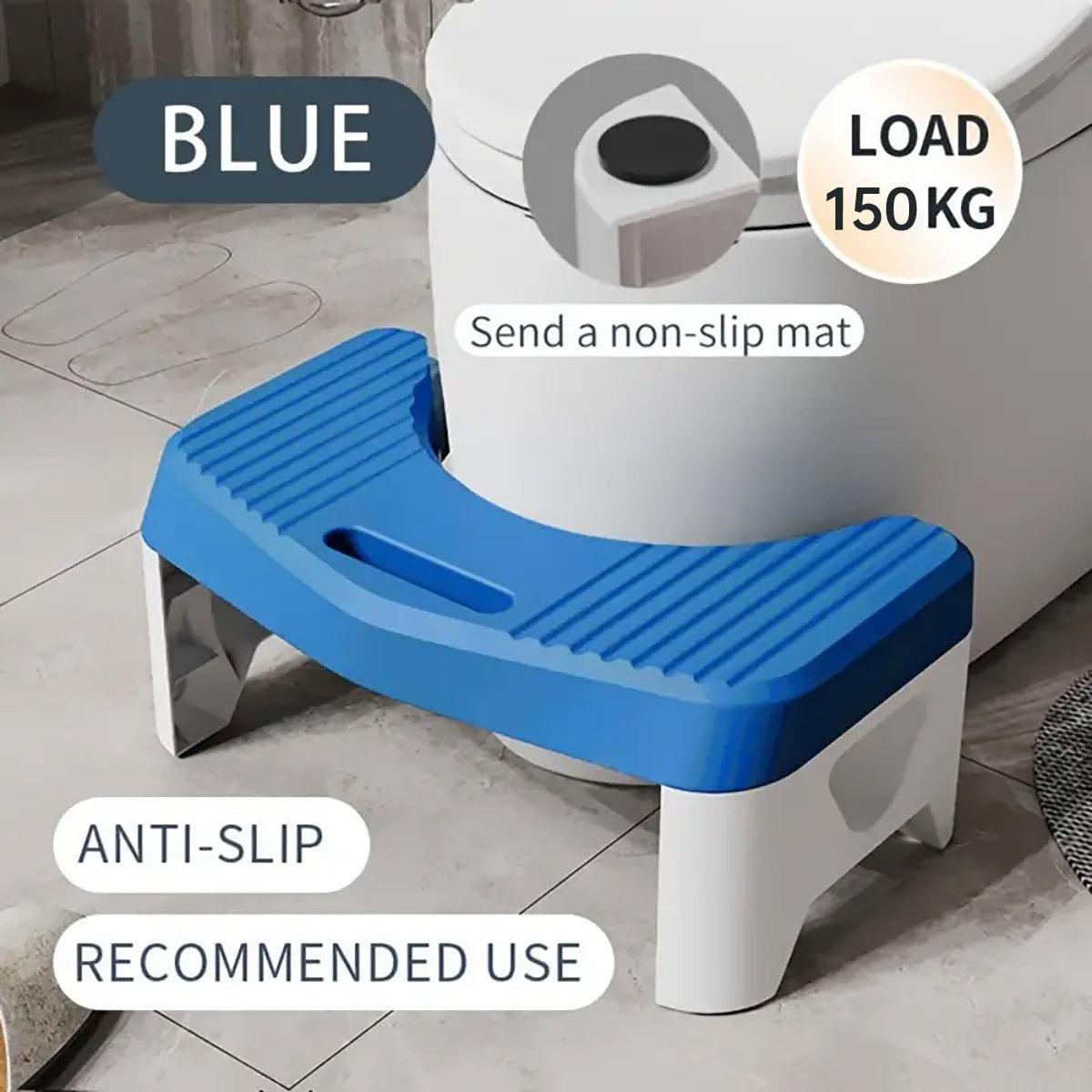 Premium Thickened Toilet Squatting Stool – Grey 150kg Capacity