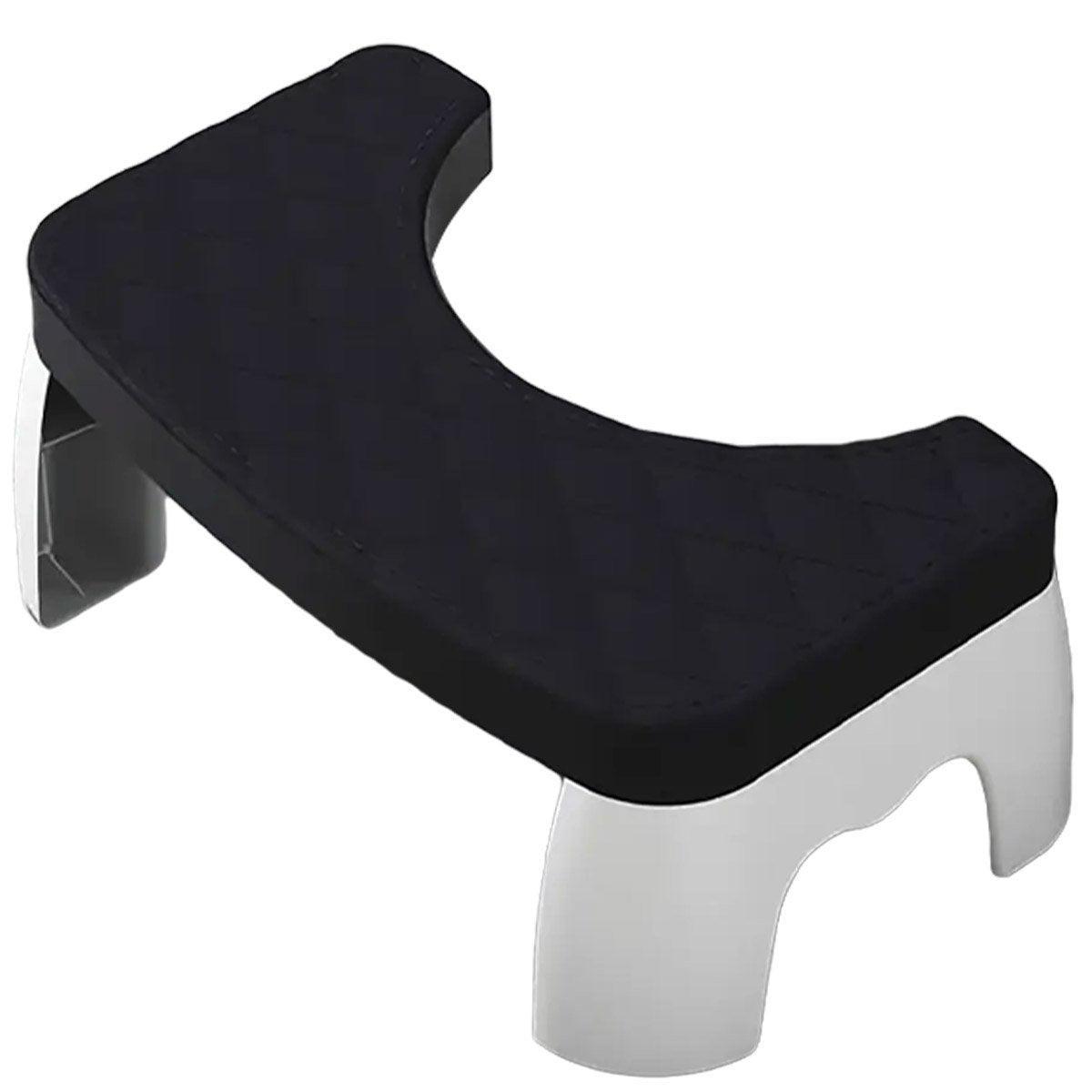 Premium Anti-Slip Toilet Footstool – White Ergonomic Support