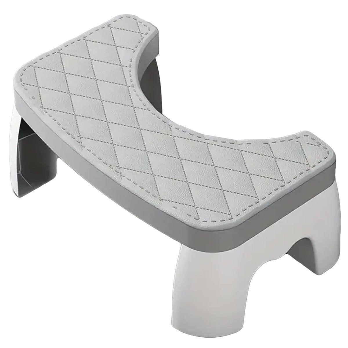 Premium Anti-Slip Toilet Footstool – White Ergonomic Support