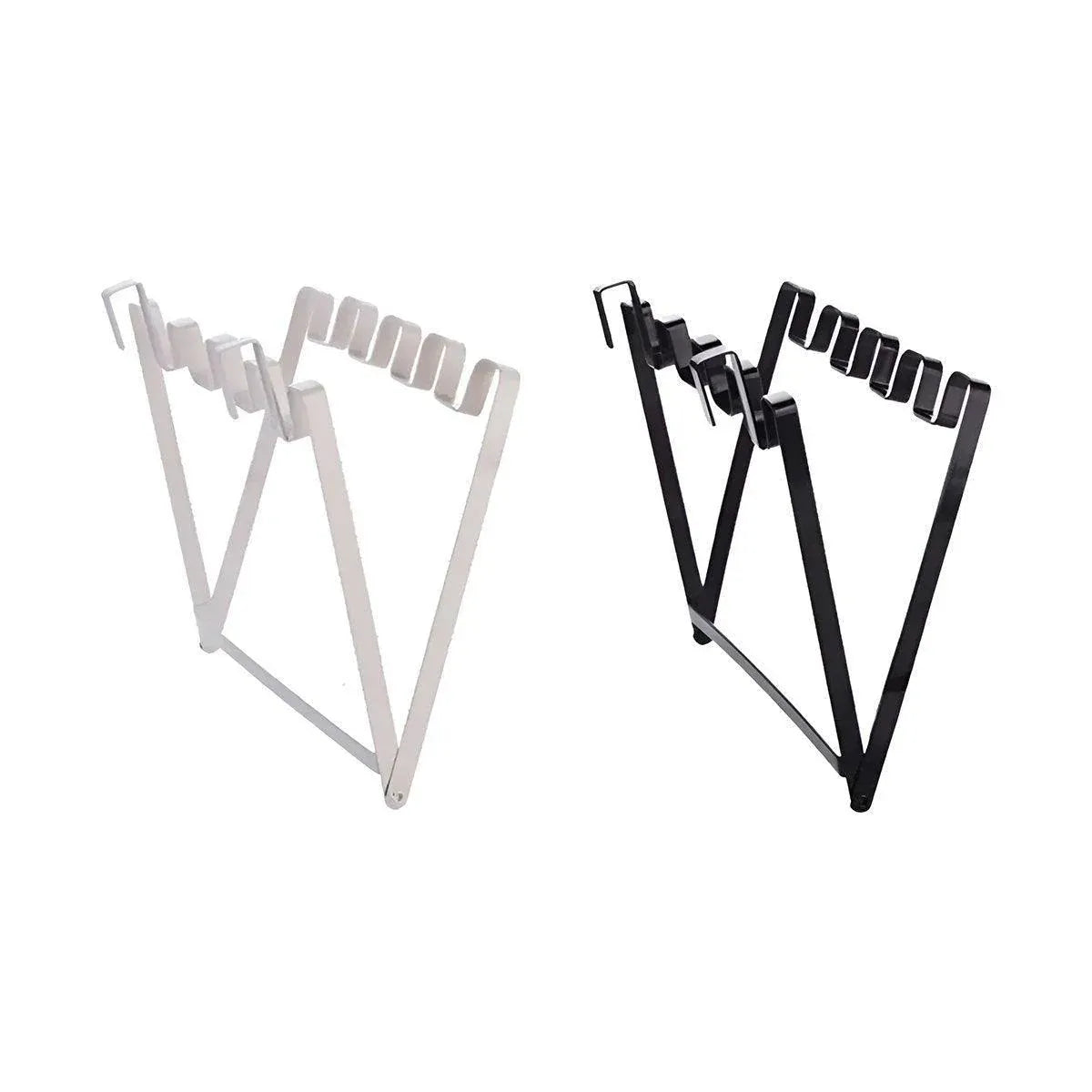 Premium Hanging Garbage Bag Holders – Black & White 2 Pack