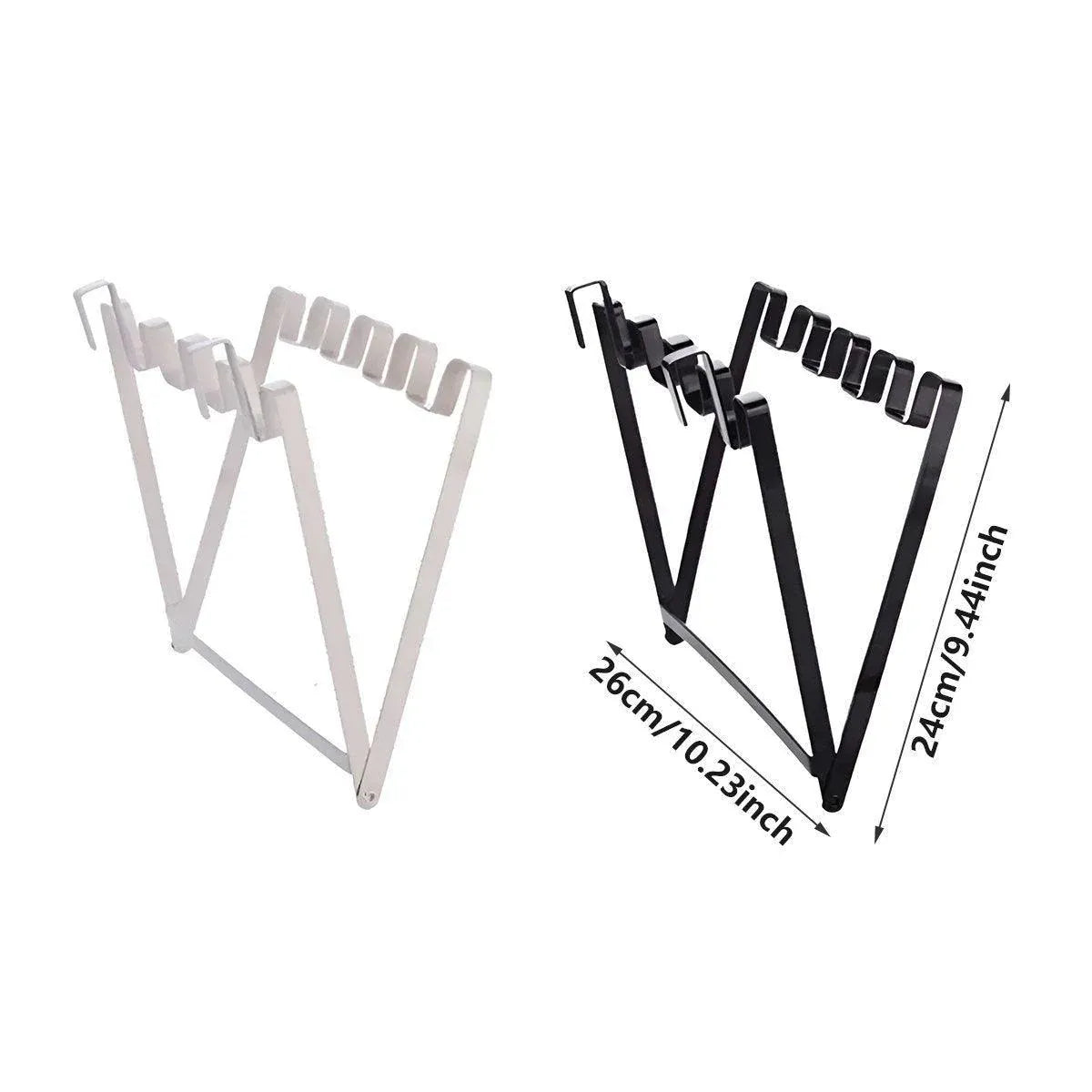 Premium Hanging Garbage Bag Holders – Black & White 2 Pack