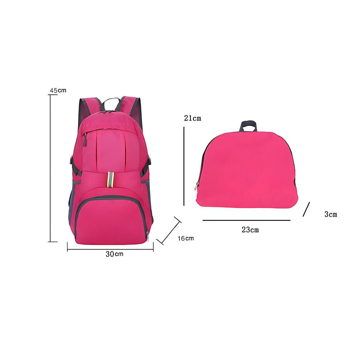 35L Light Foldable Outdoor Sports Backpack Camping Hiking Travel Bag - Orange - SuperSaverAU - view 2