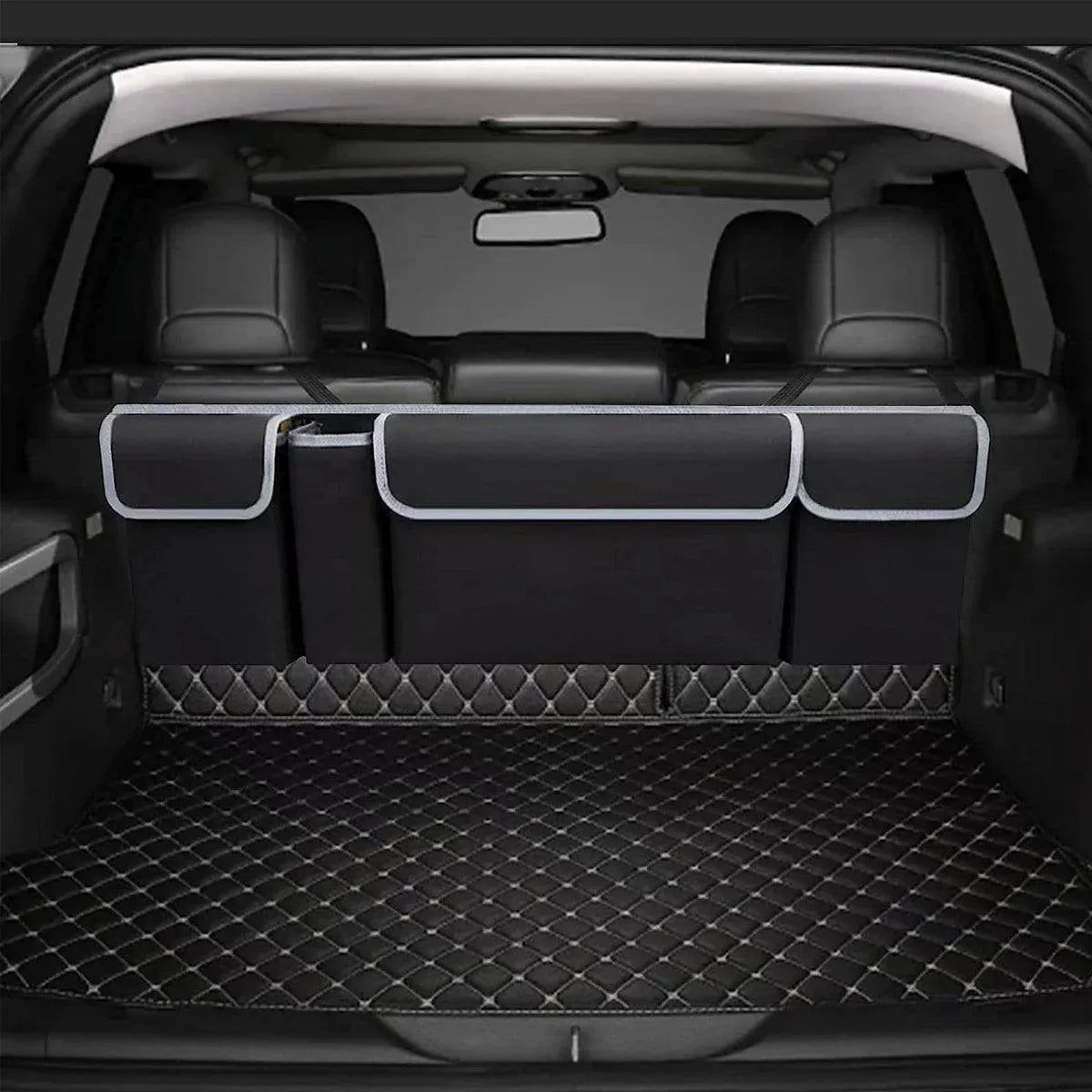 Premium Car Trunk Seatback Storage Bag Organiser