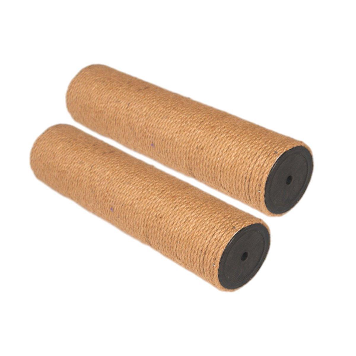 Premium Sisal Cat Scratching Post Replacement Poles - 20cm 2pcs