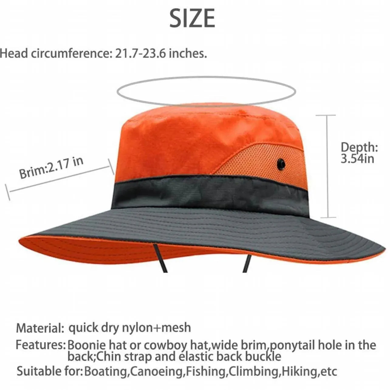 Premium Watermelon Red Women's Wide Brim Ponytail UV Sun Visor Hat