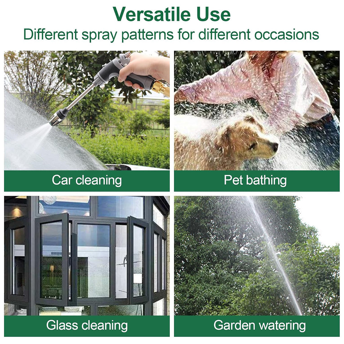 Premium High Pressure Long Pole Car Wash Sprayer with Adjustable Nozzle