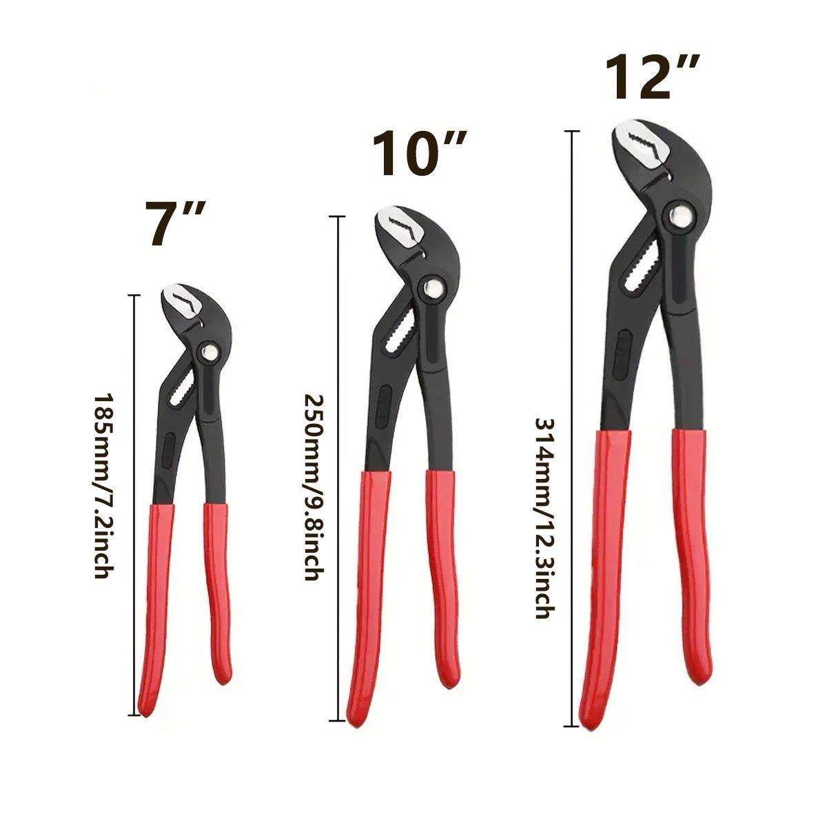Premium Adjustable Pipe Clamp Quick Release Tool with Steel Jaw - 10 Inch