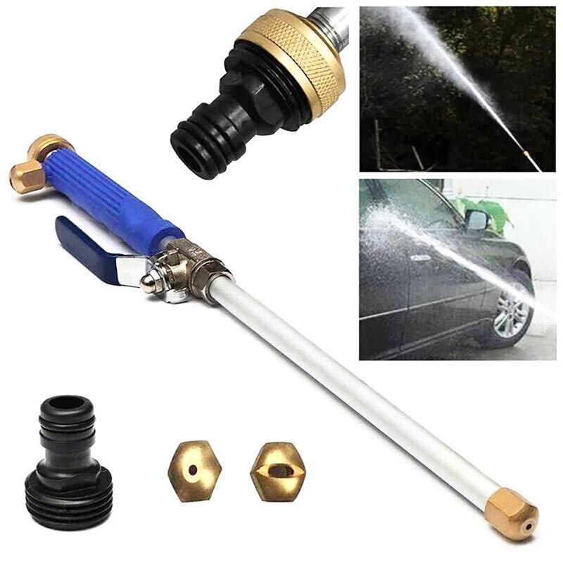 Premium Hydro Jet High Pressure Washer Gun – Blue & Silver 46cm