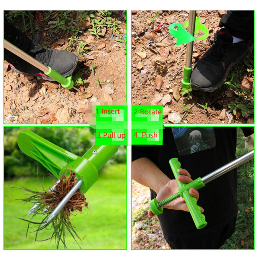 Premium Garden Weed Puller – Stainless Steel Claws