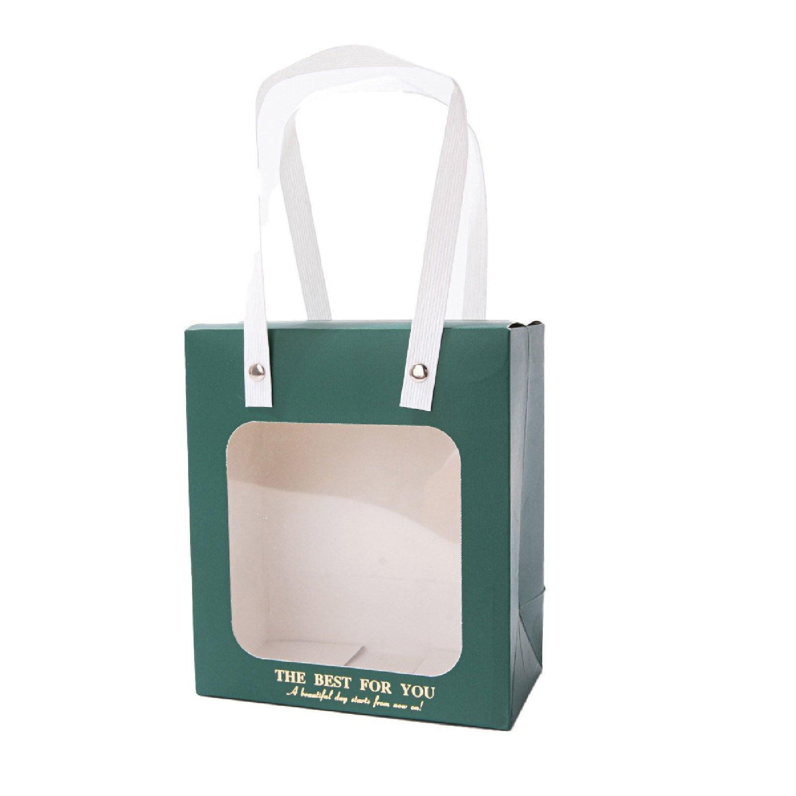 20pcs Translucent Gift Bags Packaging Tote Birthday Party Favors Candy Bags - Beige-M Size - SuperSaverAU - view 9