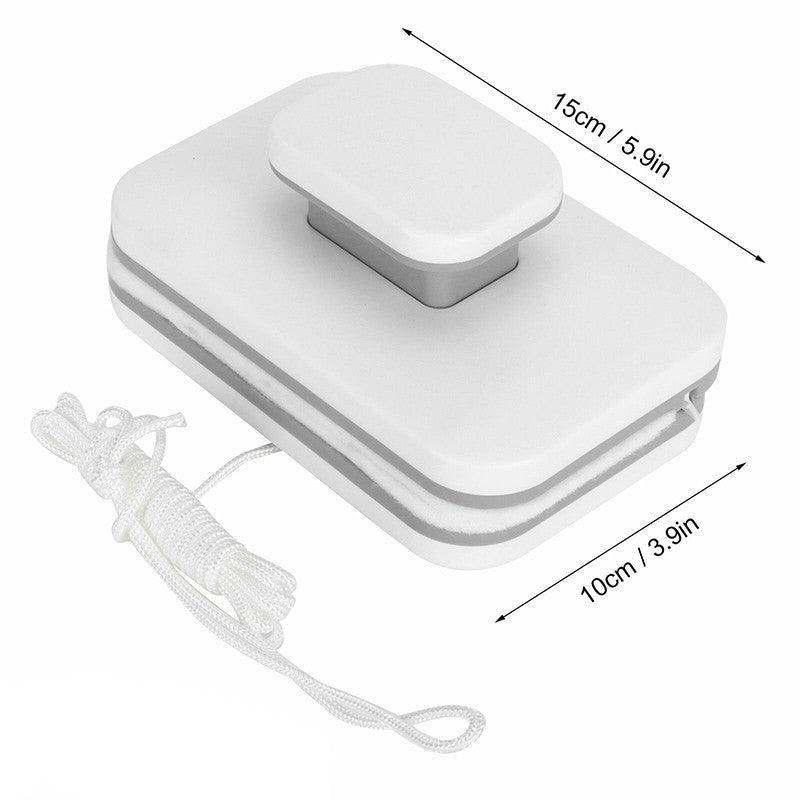 Premium Magnetic Double-Sided Window Glass Cleaner – White