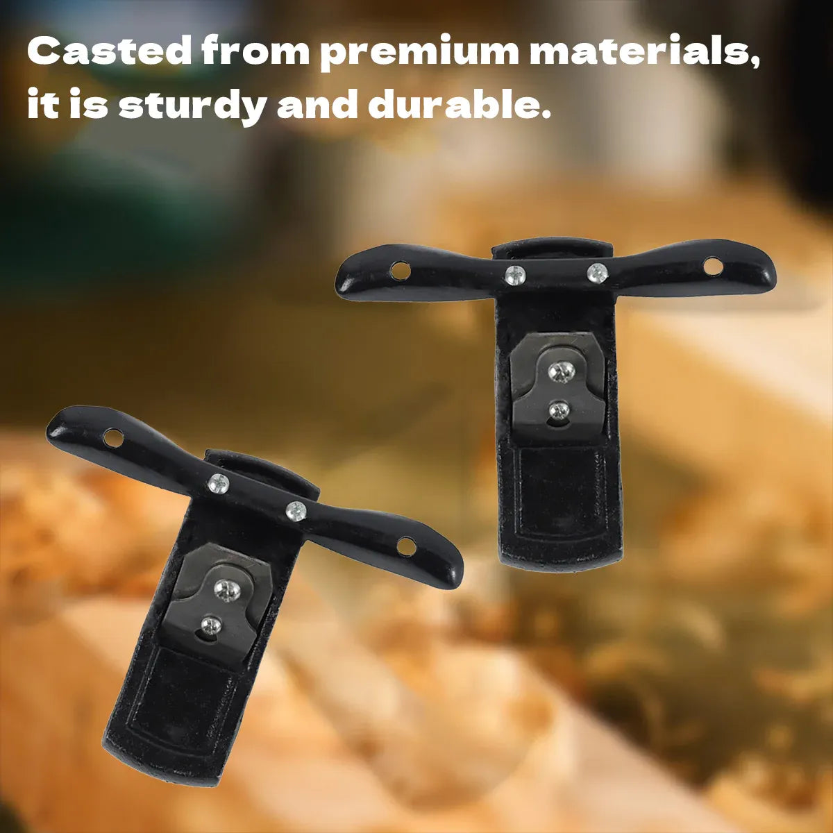 Premium Mini Cast Iron Woodworking Planer with Spare Blade