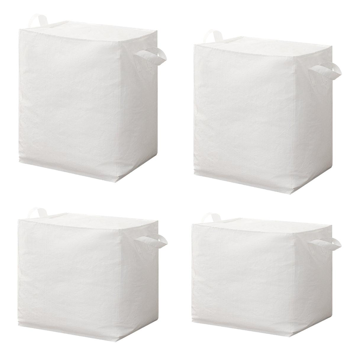 Premium Large Capacity Moving Bag – White 180L with Reinforced Handles