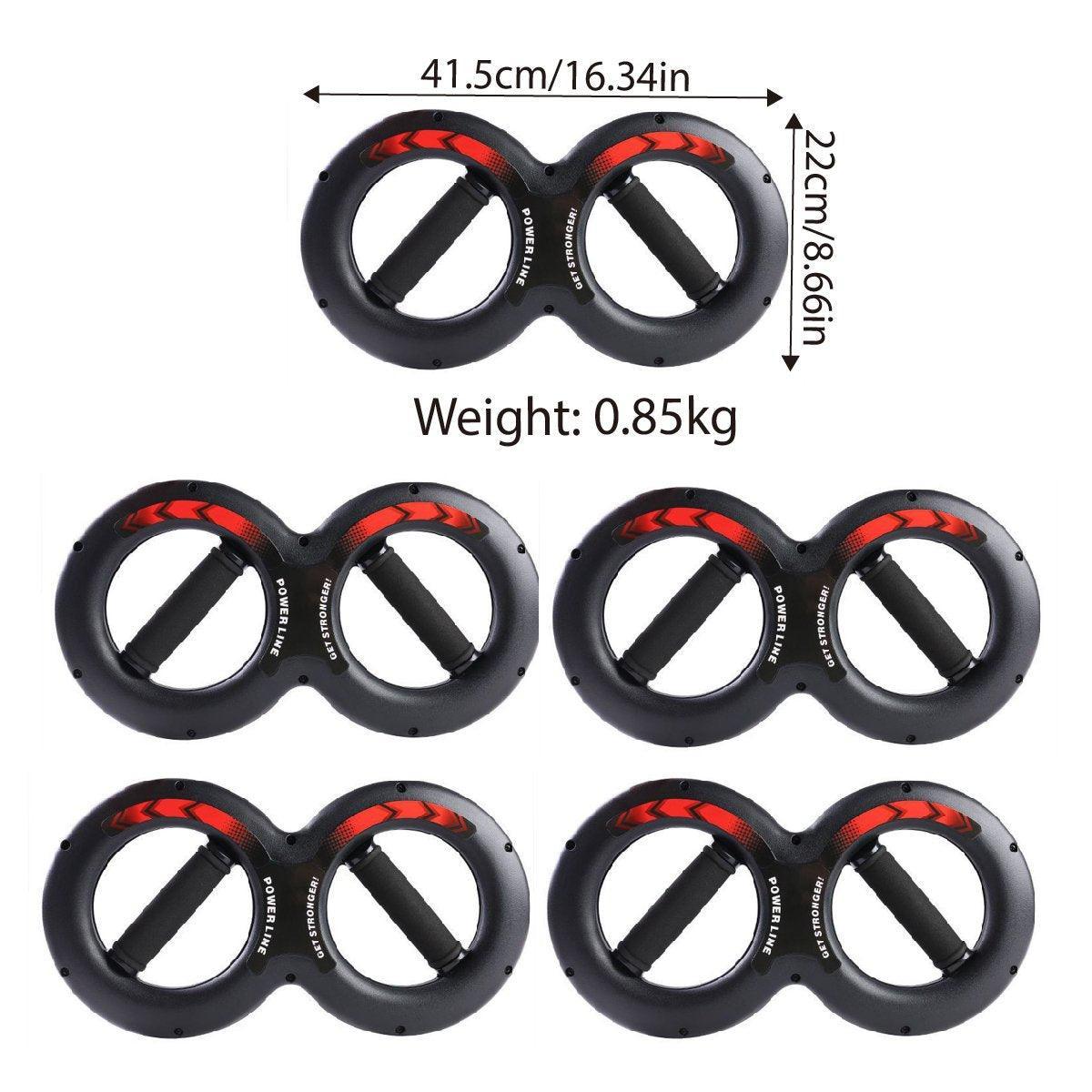 Premium Arm Strength Grip & Wrist Exerciser with Foam Handles - 5kg
