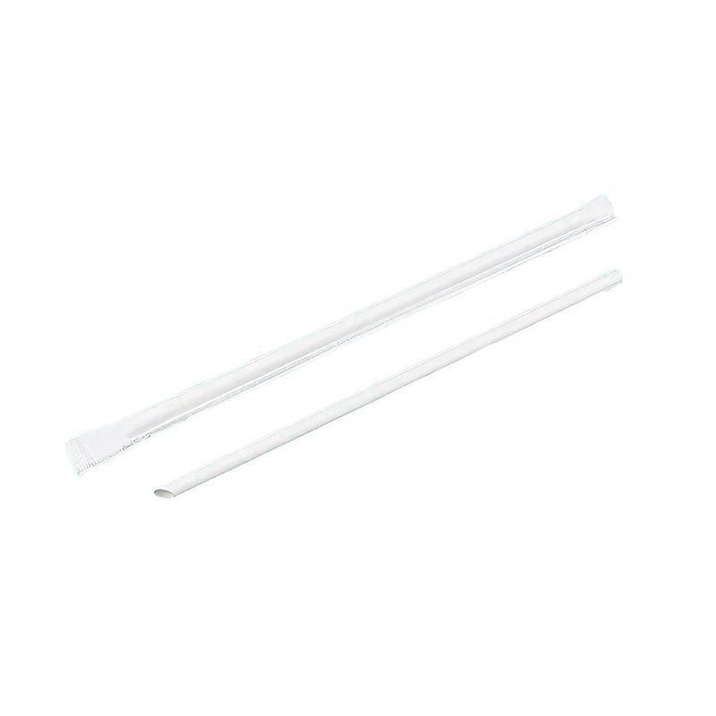 1000-2000pcs Colourful Paper Drinking Straws FOIL Metallic Party - Kraft-12*200mm 1000PCS - SuperSaverAU - view 2