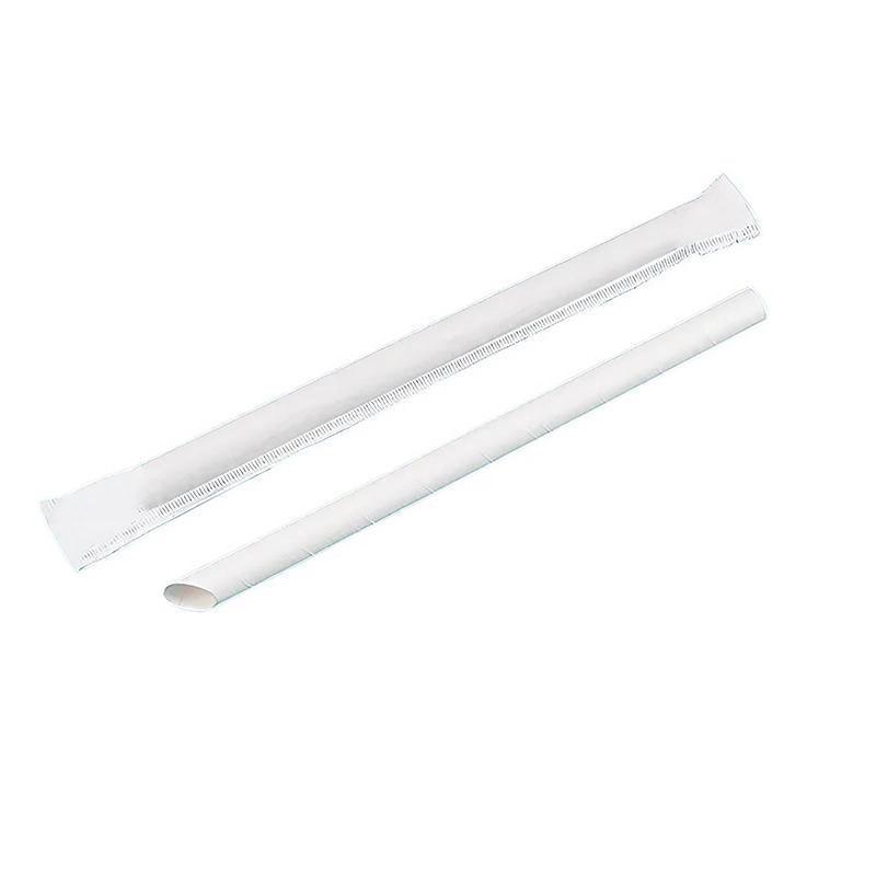 1000-2000pcs Colourful Paper Drinking Straws FOIL Metallic Party - White-6*230mm 2000PCS - SuperSaverAU - view 5