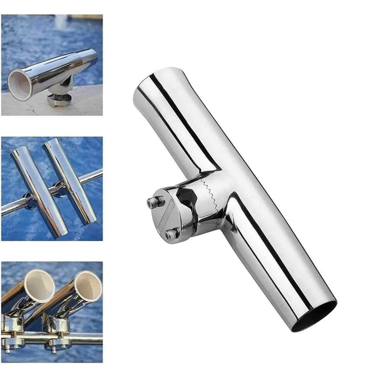 Premium Stainless Steel Fishing Rod Holder - 19-25mm