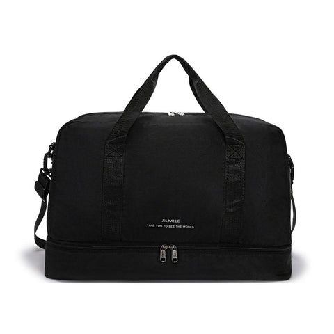 Large Capacity Travel Bag - Waterproof Oxford Fabric, Shoe Compartment, 19.29 x 9.44 x 12.2 inches - SuperSaverAU - view 1