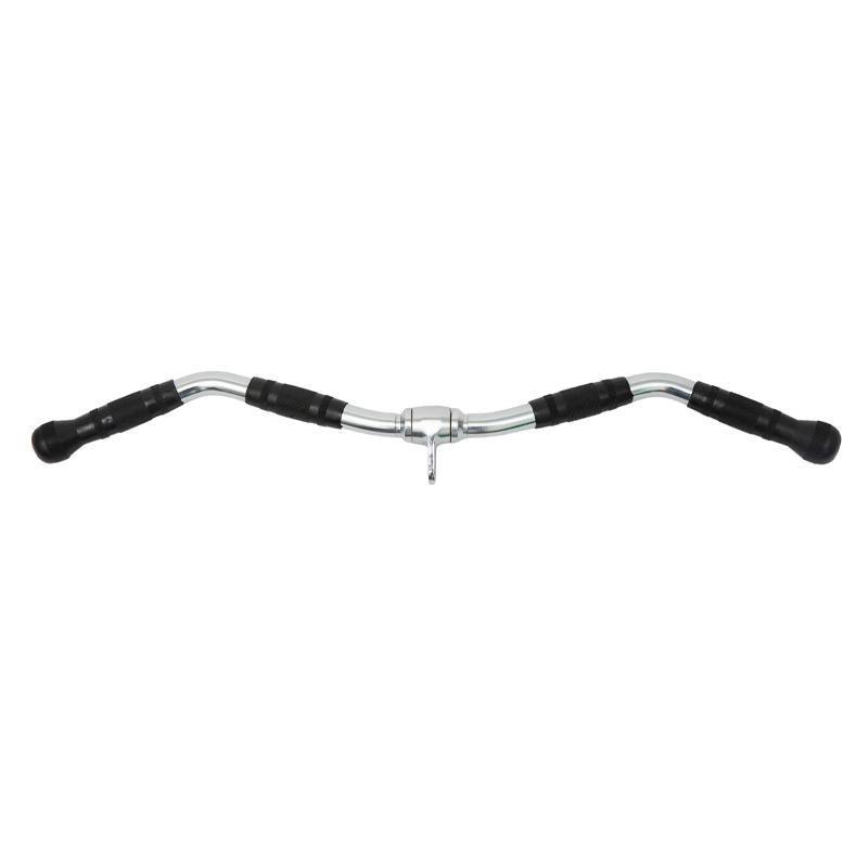 Premium Heavy-Duty Steel EZ Curl Pull-Down Bar Cable Attachment with Revolving Connector