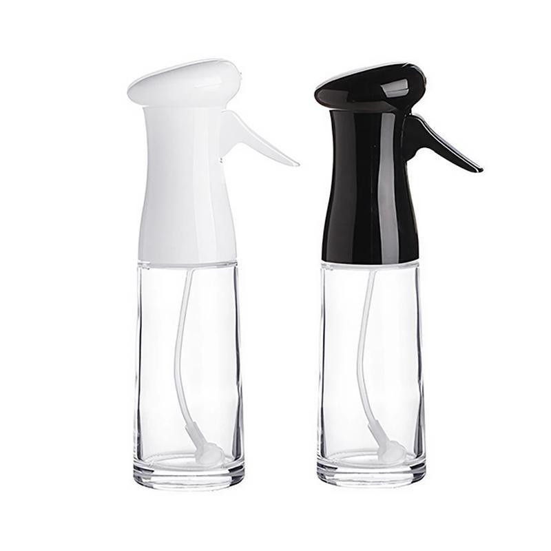 Premium Olive Oil Sprayer Glass Bottle – Black 200ml
