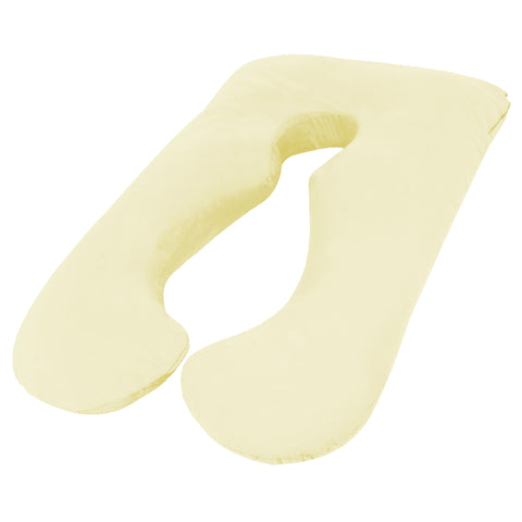 Woolcomfort Maternity Pillow 140x80cm - Bamboo Cover, Nursing Support, Machine Washable - SuperSaverAU - view 1