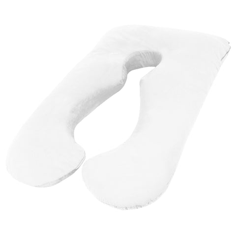 Woolcomfort Maternity Pillow 140x80cm - Bamboo Cover, Memory Filling, Nursing Support - SuperSaverAU - view 1