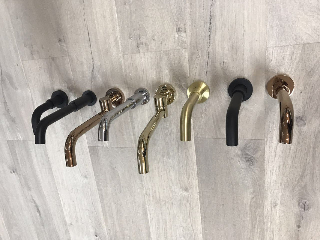 Sitap Burnished Gold Wall Mixer Tap Faucet, 55mm Handle, Ceramic Cartridge - SuperSaverAU - view 6