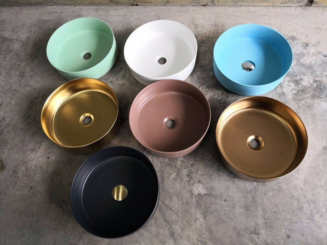 360mm Round Porcelain Sink in Various Colors - SuperSaverAU - view 5