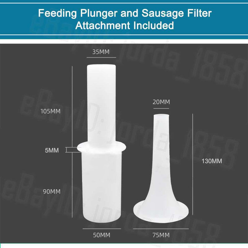 1.63HP Commercial Meat Mincer- Electric Grinder & Sausage Maker Filler 1200W - SuperSaverAU - view 5