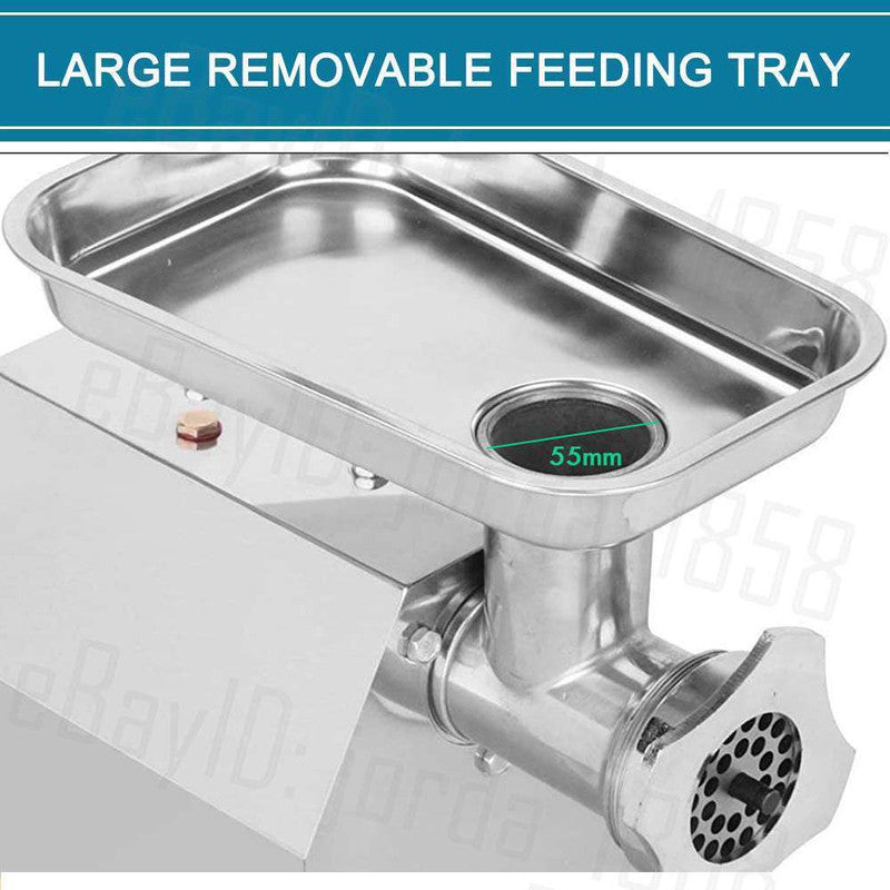1.63HP Commercial Meat Mincer- Electric Grinder & Sausage Maker Filler 1200W - SuperSaverAU - view 12