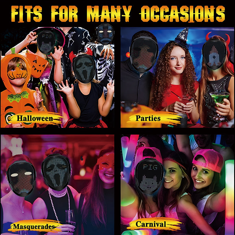 Rechargeable LED Face Mask - SuperSaverAU - view 3