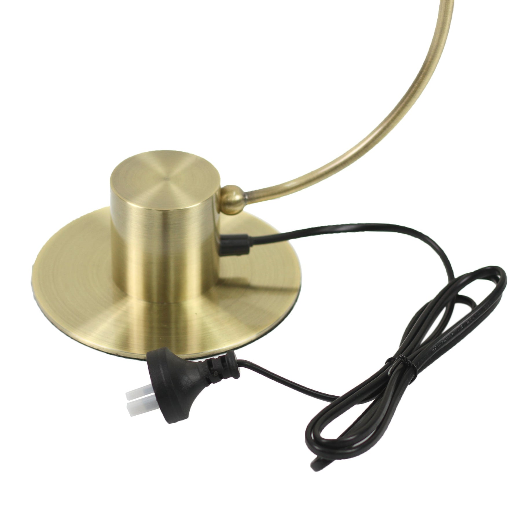 Lexi Lighting Penelope Touch Table Lamp with Glass Shade - Antique Brass