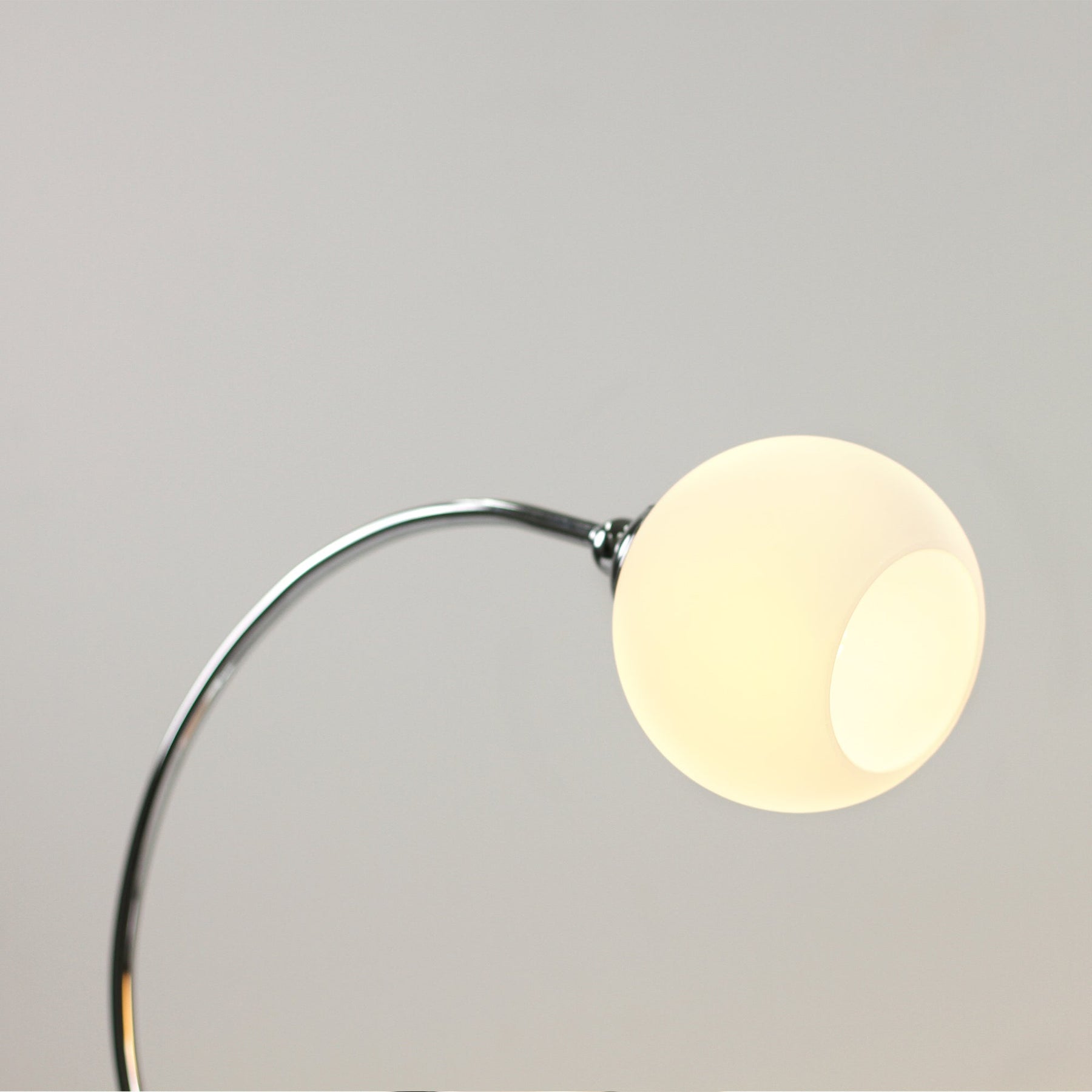 Lexi Lighting Penelope Touch Table Lamp with Glass Shade - Chrome