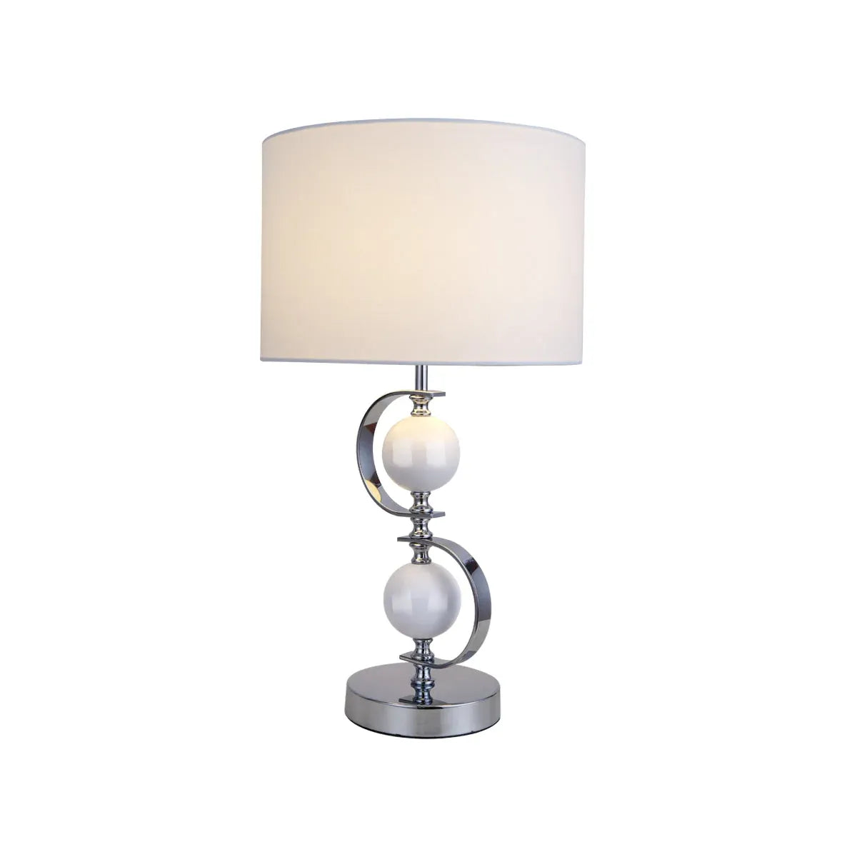 Rialto Table Lamp - White - SuperSaverAU - view 1