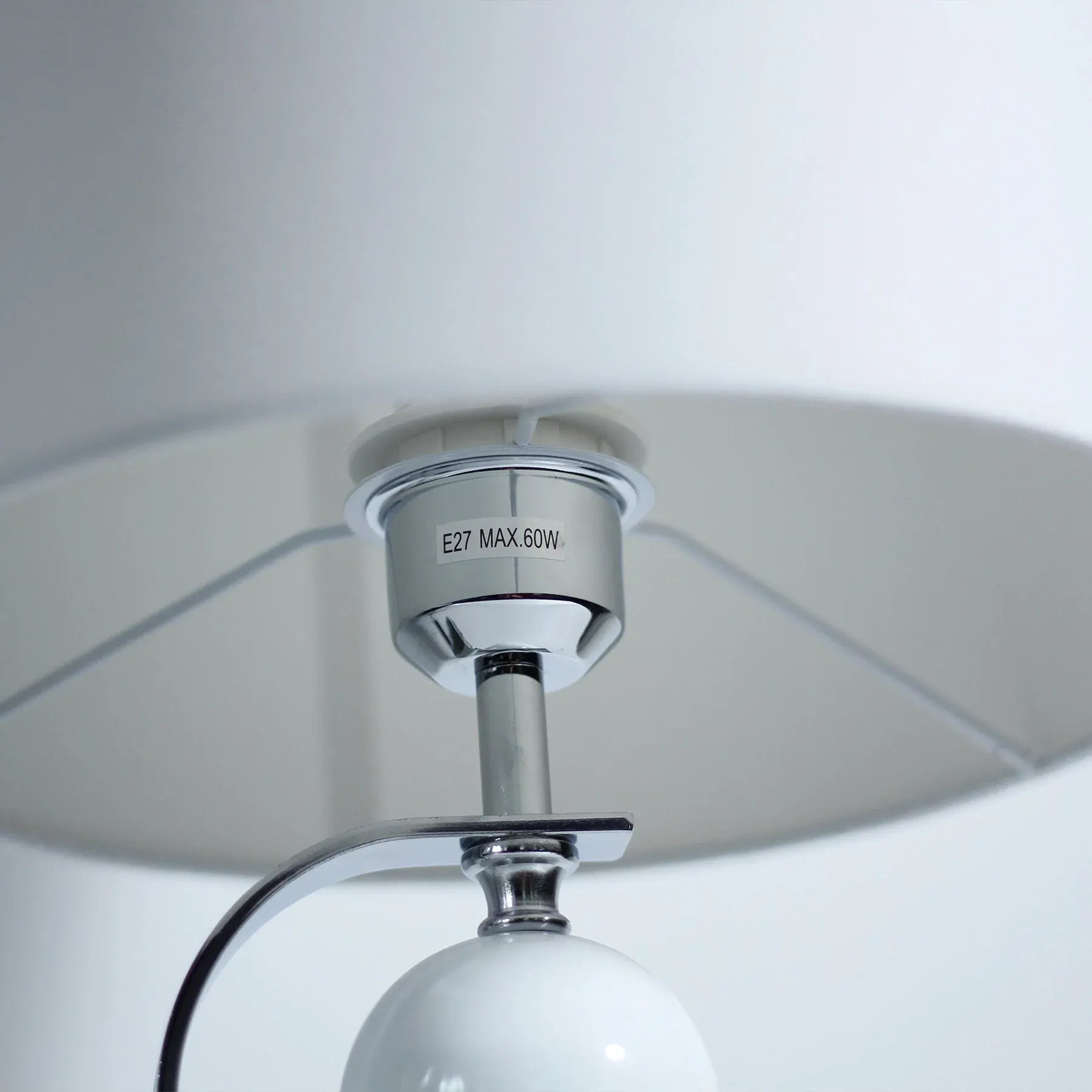 Rialto Table Lamp - White - SuperSaverAU - view 3
