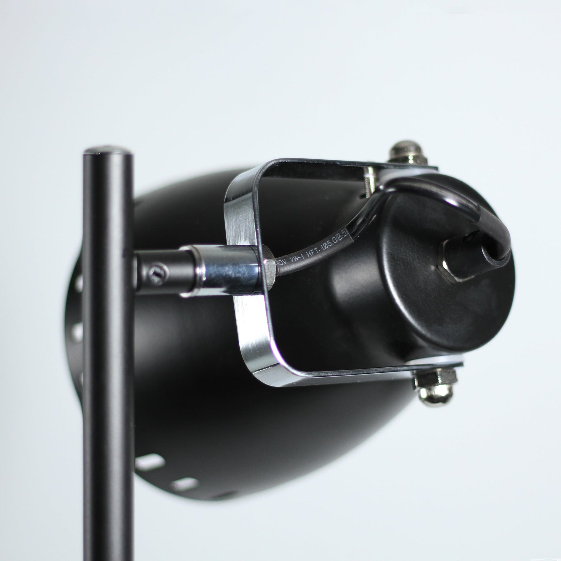 Audrey Floor Lamp - 1580mm Black Metal, Adjustable Dual Light, E27 Fitting - SuperSaverAU - view 1