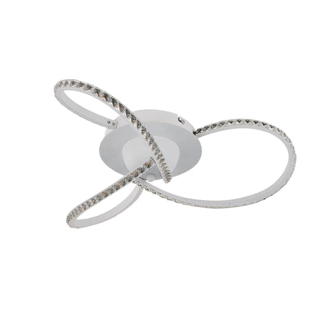 Lexi Lighting Irie Dimmable 3 Light LED Ceiling Light 20W - White