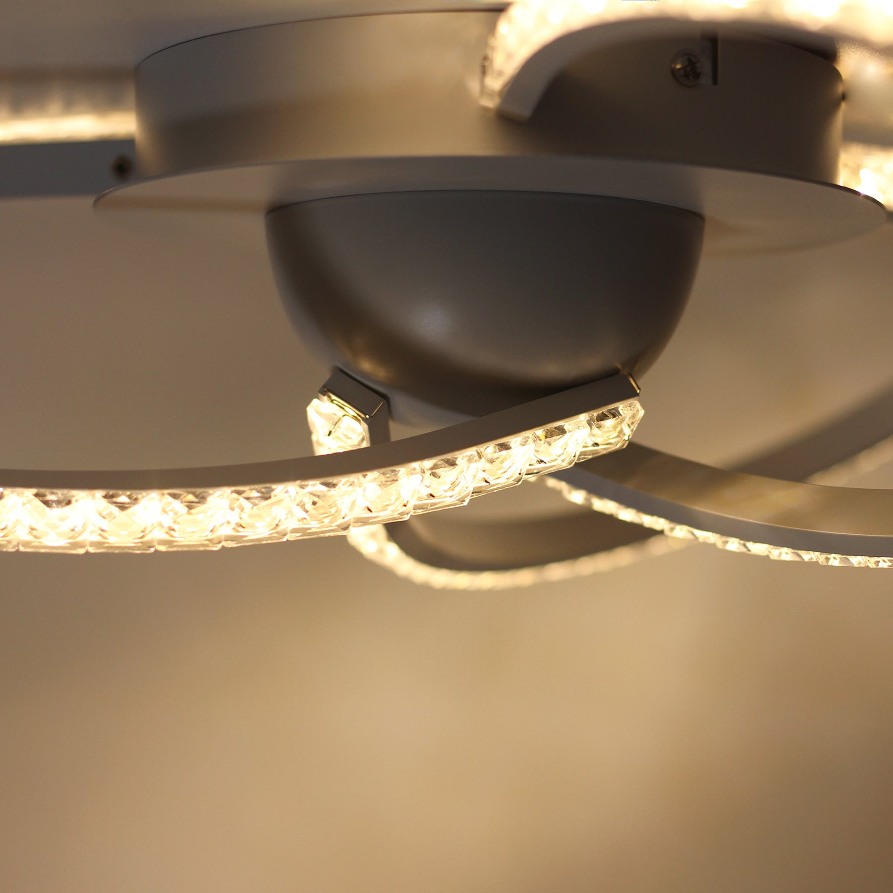Lexi Lighting Irie Dimmable 3 Light LED Ceiling Light 20W - White