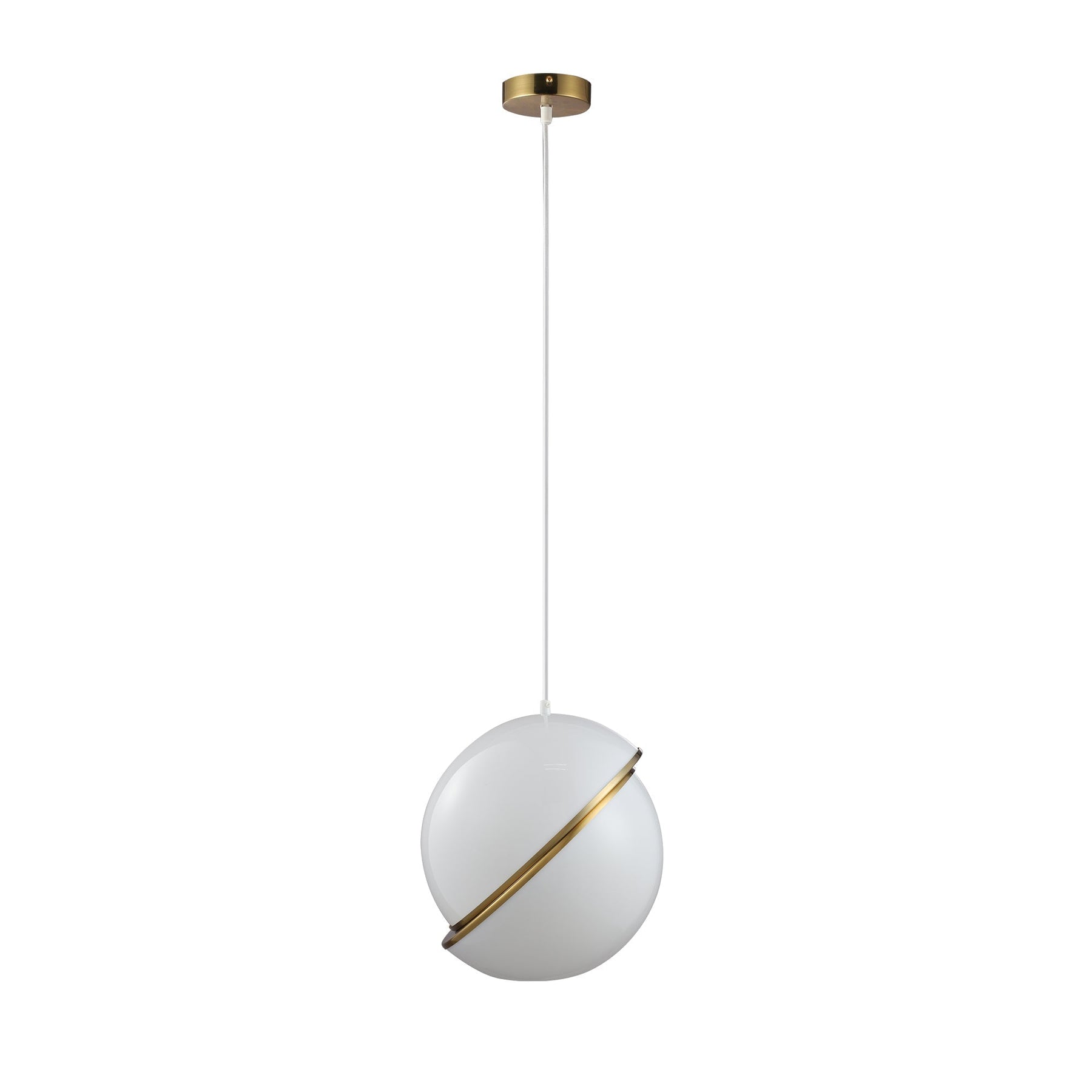 Lexi Lighting Padgett Acrylic & Iron Pendant Light with 150cm Cord - Small