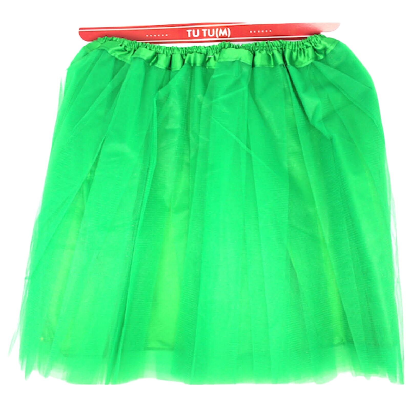 Green Tulle Ballerina Tutu – Medium, 3-Layer Adult Costume Australia Day - SuperSaverAU - view 1