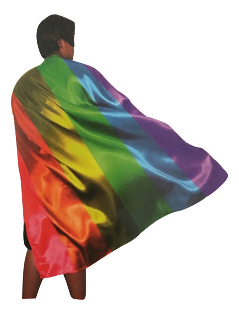 Premium Deluxe Rainbow Cape for Pride - 140cm
