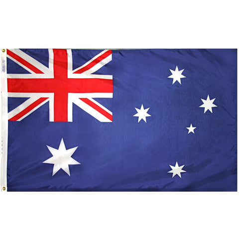 AUSTRALIA FLAG Aussie 108cm x 54cm with Brass Eyelets for Easy Hanging - SuperSaverAU - view 1