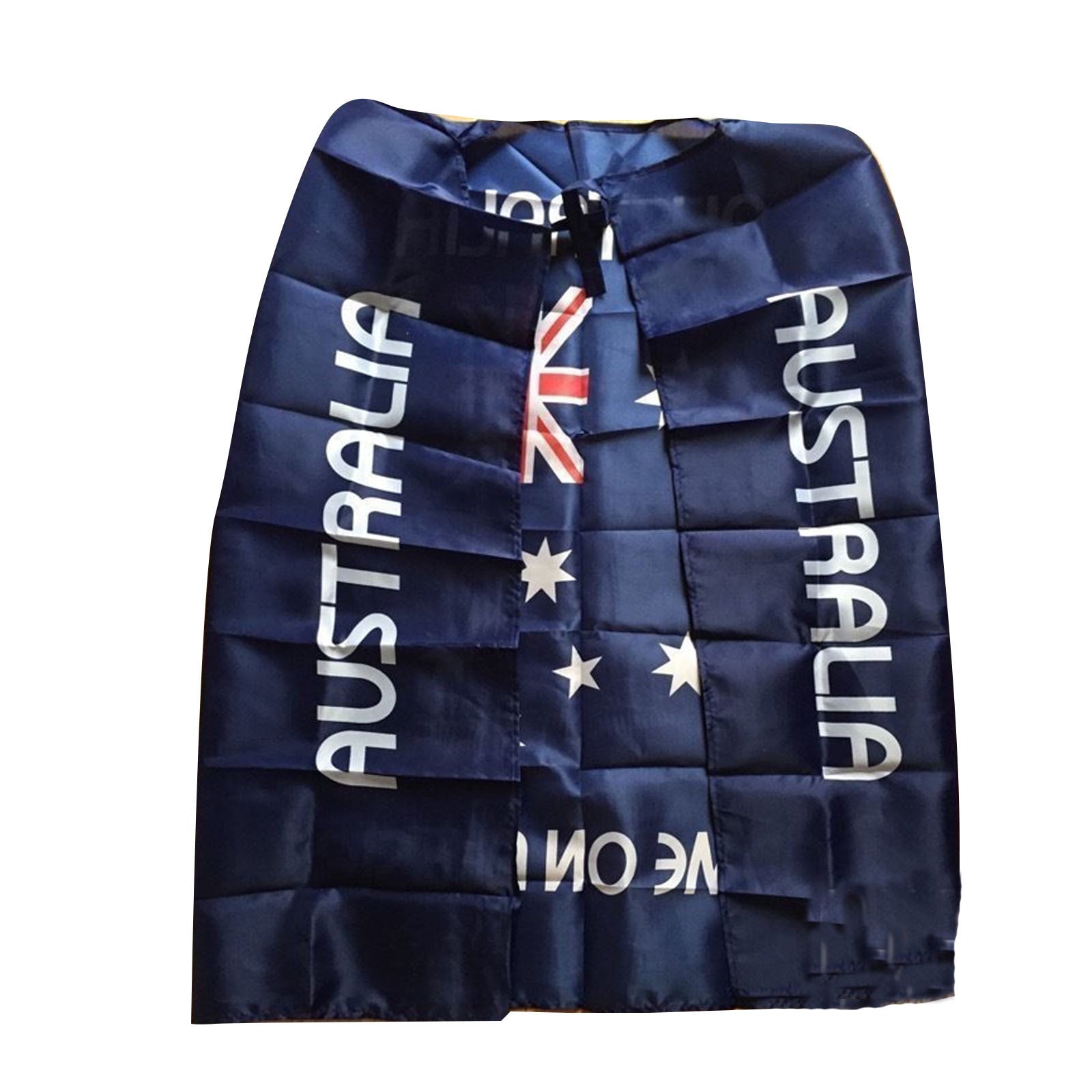 AUSTRALIAN FLAG CAPE Aussie Australia Day Open Wrap Costume - SuperSaverAU - view 3