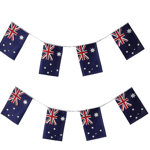 3.6m AUSTRALIA BUNTING FLAG Australian Day Colours Party Banner Flags Decor - SuperSaverAU - view 1