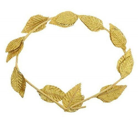 Premium Gold Leaf Wreath Headband Crown