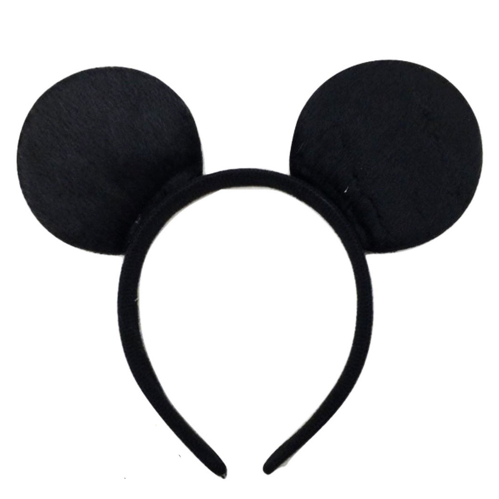 Premium Mouse Ears Headband Costume Accessory - Black