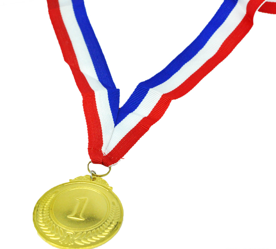 Premium 1st Place Gold Medal with Ribbon - 46cm