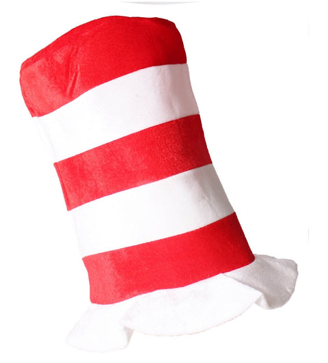 Cat In The Hat Child Size Costume Top Hat Party - Red White Stripe - SuperSaverAU - view 1