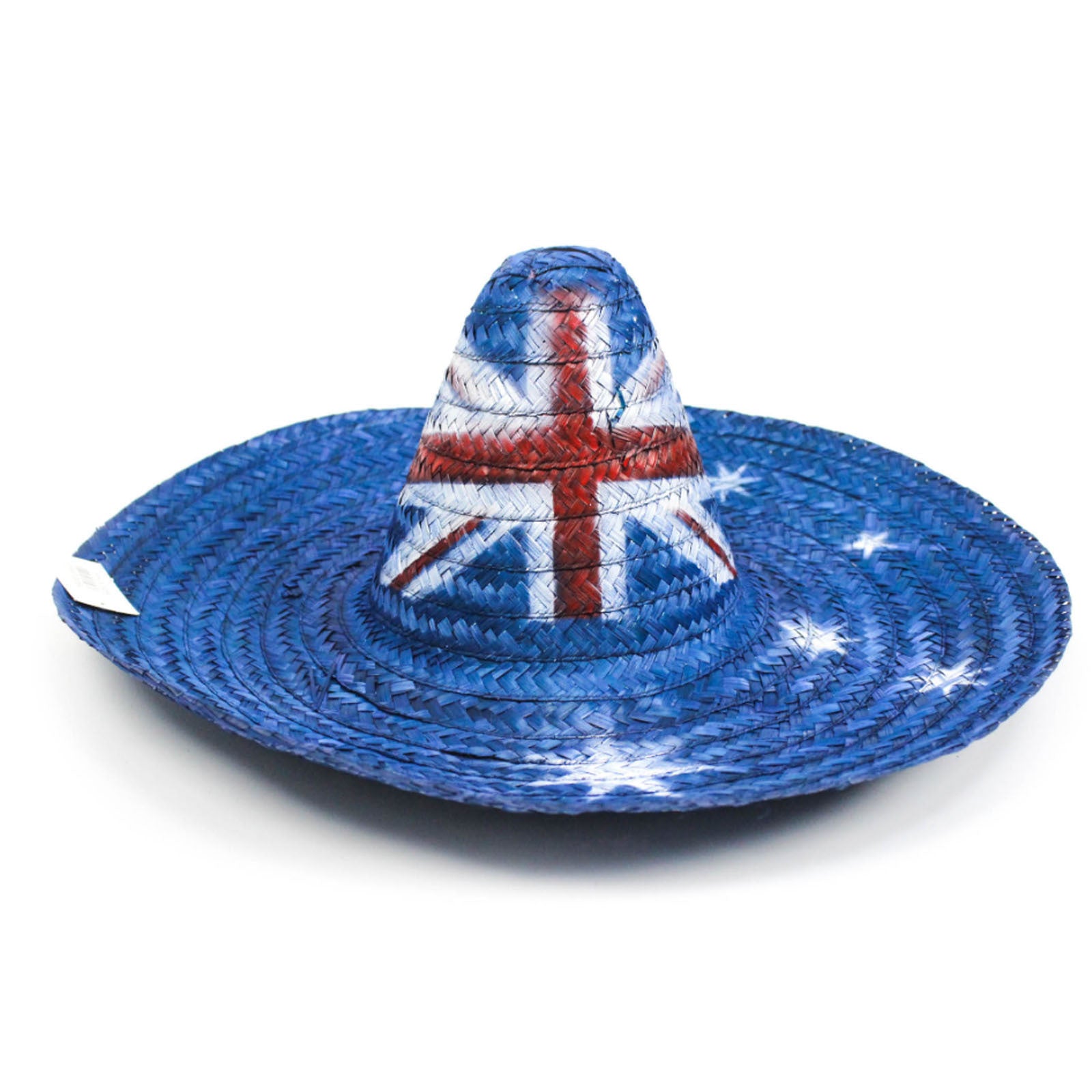 Premium Australian Flag Mexican Sombrero Hat - 55cm